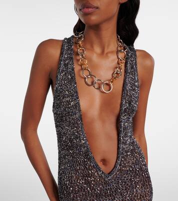 Sequined lamé gown | Missoni