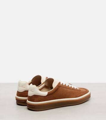 Sneakers Tennis aus Veloursleder | Loro Piana