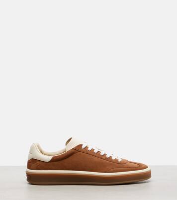 Sneakers Tennis aus Veloursleder | Loro Piana