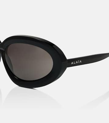 Lunettes de soleil oversize à logo | Alaïa