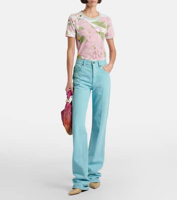 T-shirt en coton imprimé | Chloé