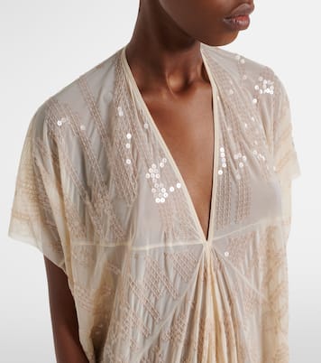 Lilies Robe mit Pailletten | Rick Owens