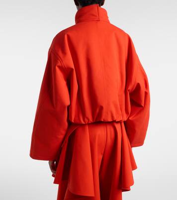 Layered cotton bomber jacket | Alaïa