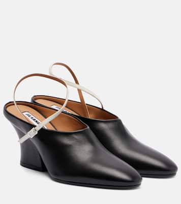 Leather mules | Jil Sander