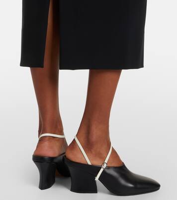 Leather mules | Jil Sander