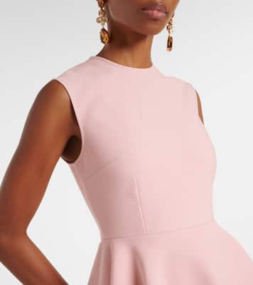 Severny pleated layered midi dress | Solace London