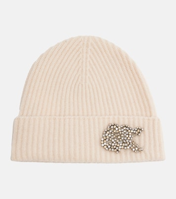 Embellished cashmere beanie | Erdem