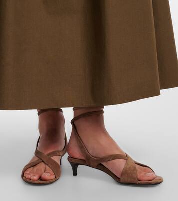 Sandalen Liria aus Veloursleder | Khaite