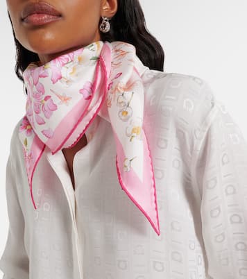 Pañuelo de seda floral | Ferragamo