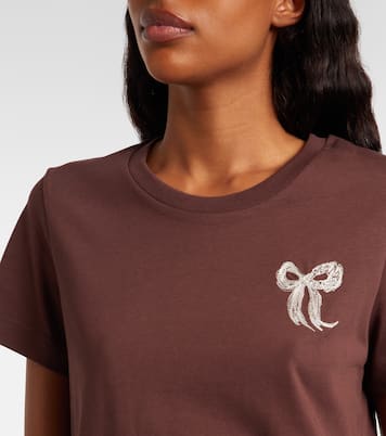 Besticktes T-Shirt aus Baumwoll-Jersey | Moncler