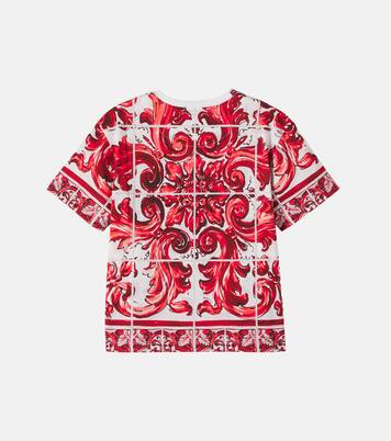 Bedrucktes T-Shirt aus Baumwolle | Dolce&Gabbana Kids