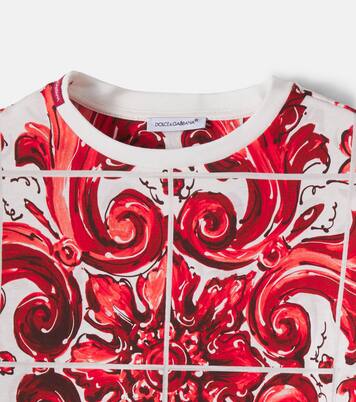 Bedrucktes T-Shirt aus Baumwolle | Dolce&Gabbana Kids
