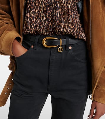 Cassandre leather belt | Saint Laurent