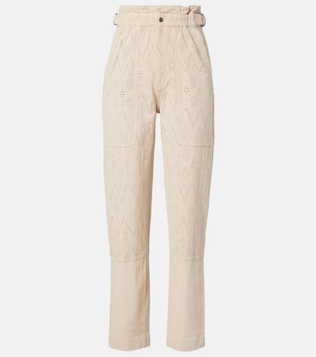 Kylea broderie anglaise straight jeans | Marant Etoile
