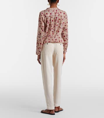 Kylea broderie anglaise straight jeans | Marant Etoile