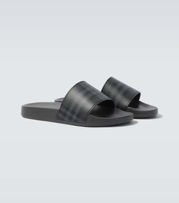 Burberry Check slides | Burberry