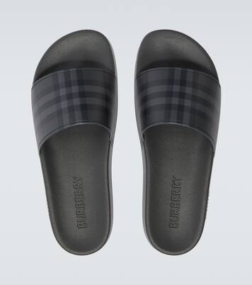 Burberry Check slides | Burberry