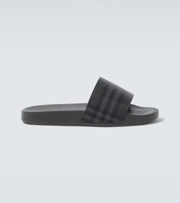 Burberry Check slides | Burberry
