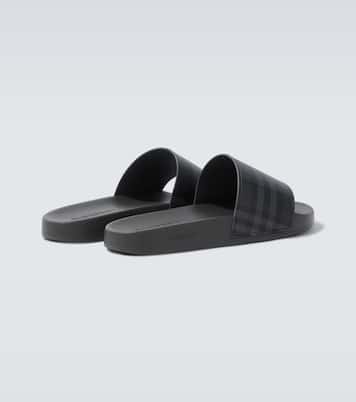 Burberry Check slides | Burberry