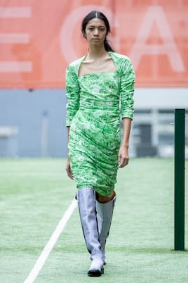 Robe imprimée en coton | Ganni