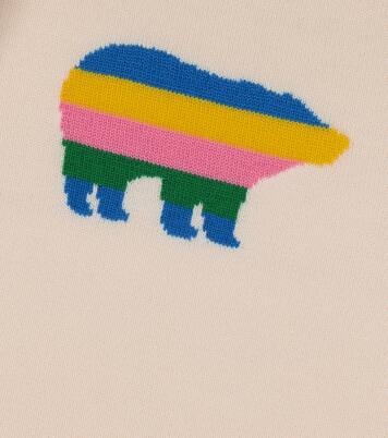 Bear intarsia wool sweater | Perfect Moment Kids