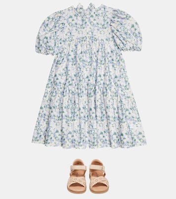 Robe en coton à fleurs | Il Gufo