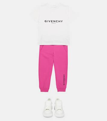 Logo cotton-blend sweatpants | Givenchy Kids