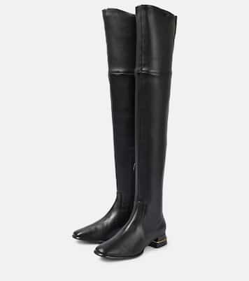 Leather over-the-knee boots | Tory Burch