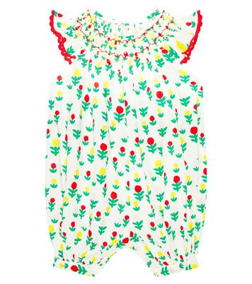 Baby printed cotton playsuit | Stella McCartney Kids