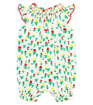 Baby printed cotton playsuit | Stella McCartney Kids