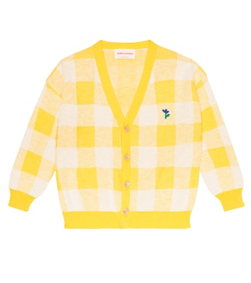 Cardigan en coton à carreaux | Bobo Choses