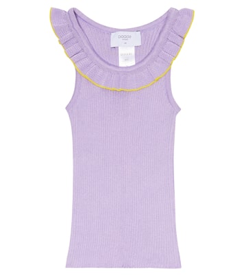 Ribbed-knit cotton top | Paade Mode