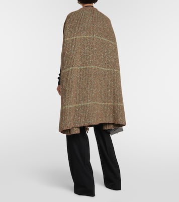 Poncho en coton et laine mélangés | Stella McCartney