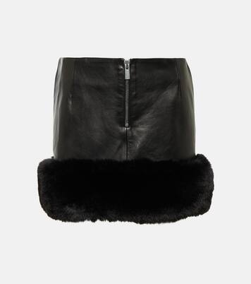 Leather miniskirt | Magda Butrym