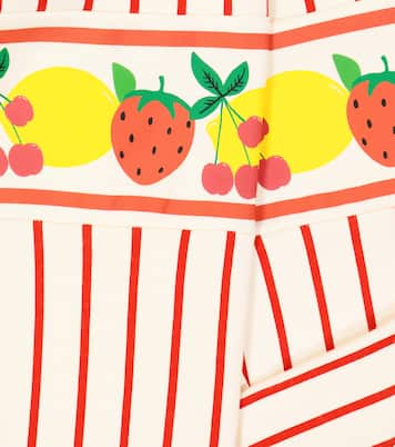 Fruits Stripe cotton sweatpants | Mini Rodini