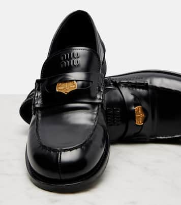 Leather loafers | Miu Miu