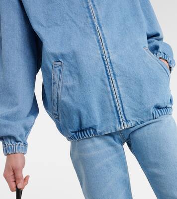 Logo denim jacket | Prada