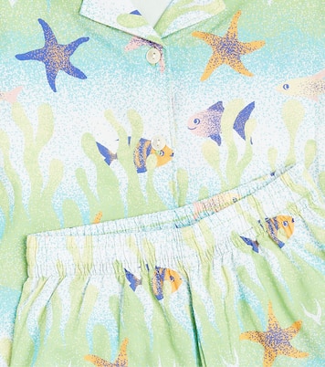 Baby - Camicia Eyou e shorts Solar in cotone con stampa | Molo