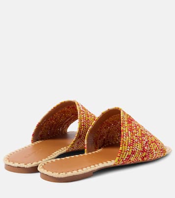 Ineni raffia slides | Clergerie