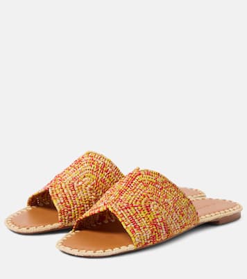 Ineni raffia slides | Clergerie