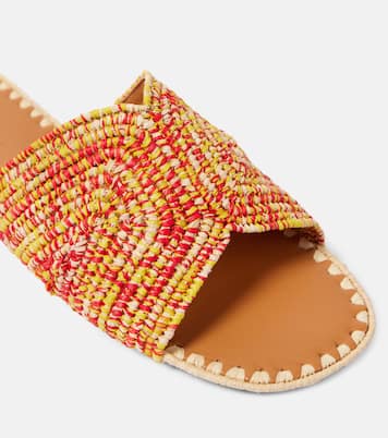 Ineni raffia slides | Clergerie