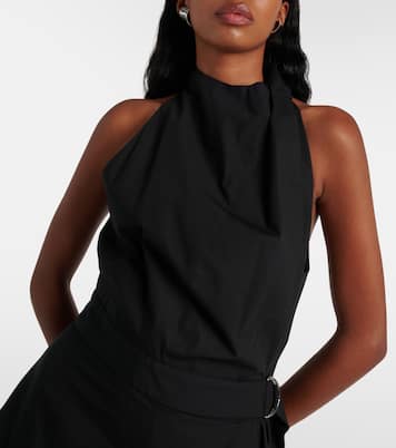 Robe portefeuille Yoko en coton mélangé | Proenza Schouler