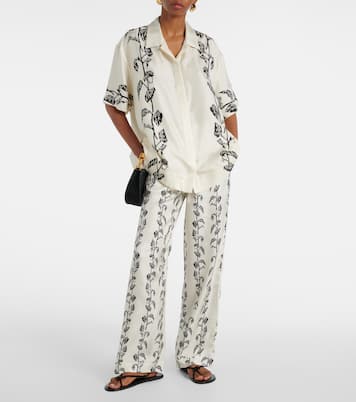 Hemd Montauk aus Seiden-Twill | Asceno