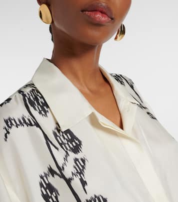 Hemd Montauk aus Seiden-Twill | Asceno