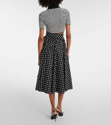 Cropped-Polohemd aus Wolle | Dolce&Gabbana