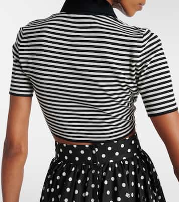 Cropped-Polohemd aus Wolle | Dolce&Gabbana