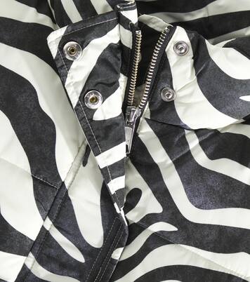 Hansine zebra-print puffer jacket | Molo