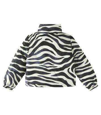 Hansine zebra-print puffer jacket | Molo