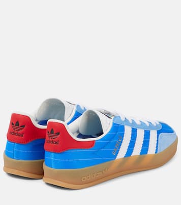 Gazelle Indoor suede-trimmed sneakers | Adidas