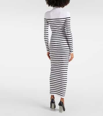 Robe longue rayée | Jean Paul Gaultier